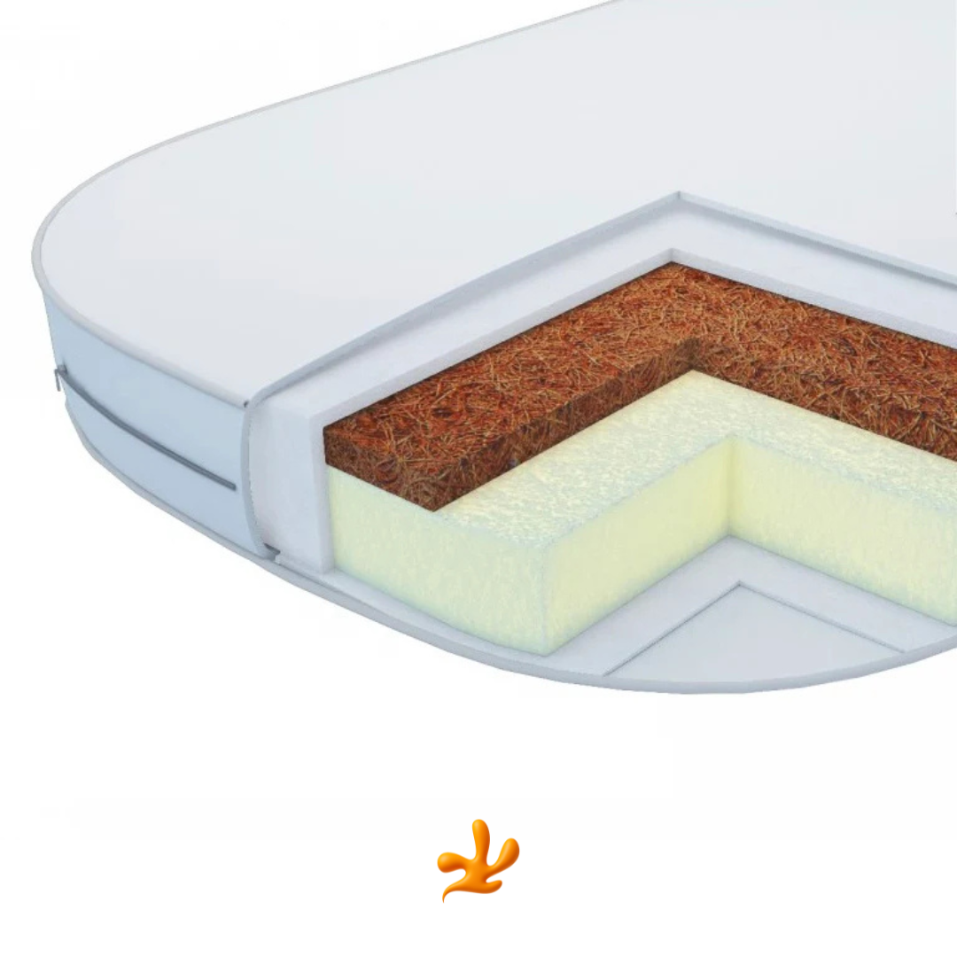 Dětská matrace Dorco Gekko pro kolébky Zukko a Zukko Soft 80×60×7 cm.